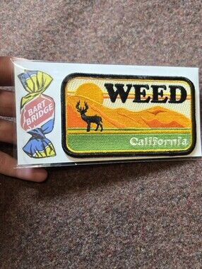New! Bart Bridge Weed California Iron Patch Travel Fun Embroidery Travel Sewing